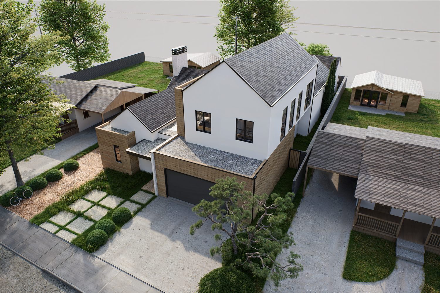 Neighborhood aerial