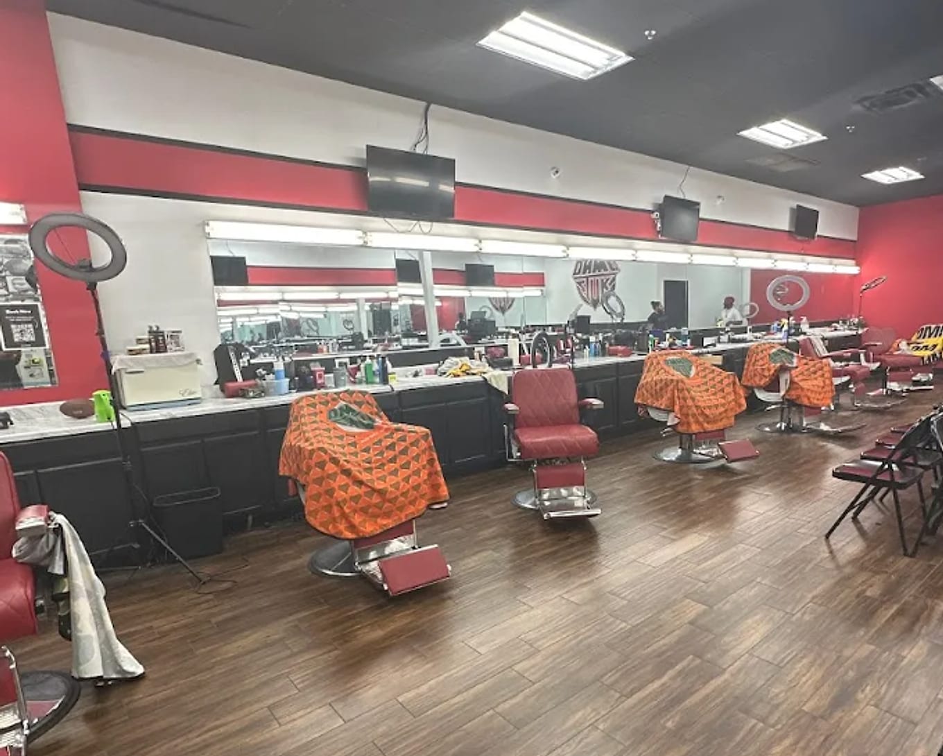 DMND KUTZ barbershop interior in the Phoenix metro, designed and permitted by SOKO Designs